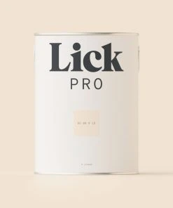 LickPro Matt White BS 08 B 15 Emulsion Paint 5Ltr