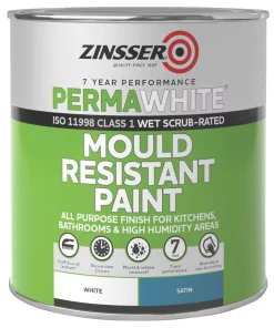 Zinsser Self-Priming Paint Satin White 1Ltr
