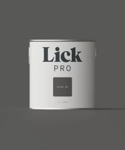LickPro Eggshell Black 03 Emulsion Paint 2.5Ltr