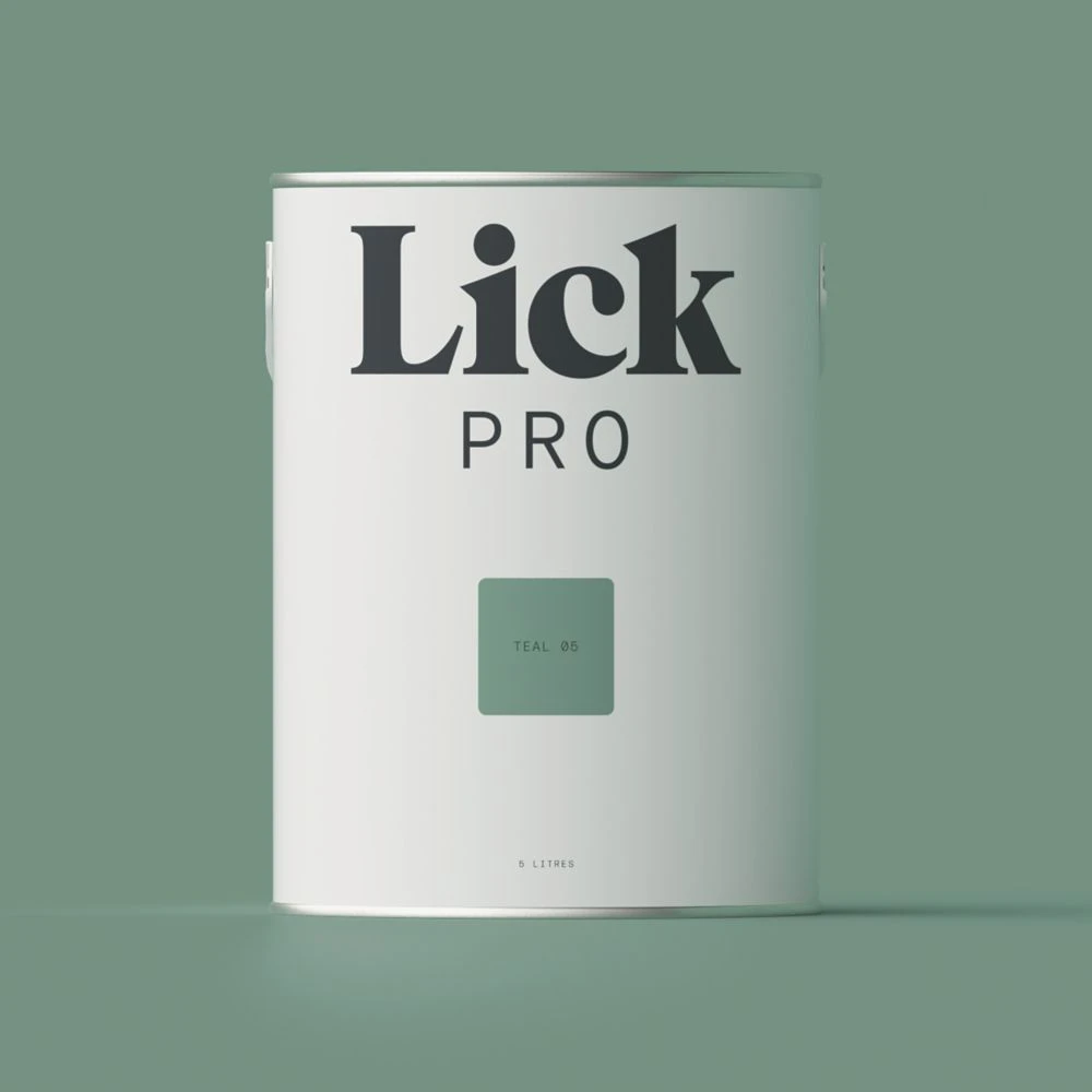 LickPro Eggshell Teal 05 Emulsion Paint 5Ltr