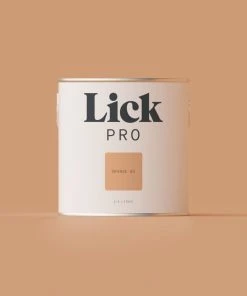 LickPro Matt Orange 03 Emulsion Paint 2.5Ltr