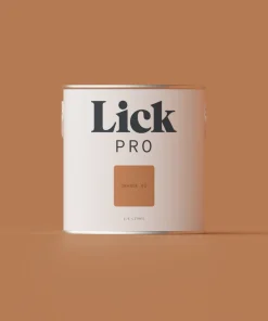 LickPro Matt Orange 02 Emulsion Paint 2.5Ltr