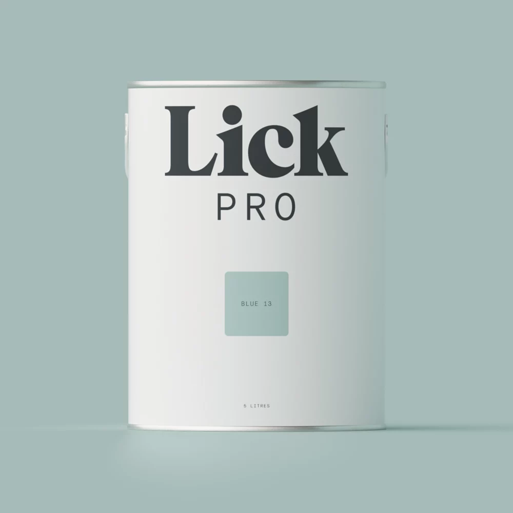 LickPro Eggshell Blue 13 Emulsion Paint 5Ltr 3 LickPro Eggshell Blue 13 Emulsion Paint 5Ltr