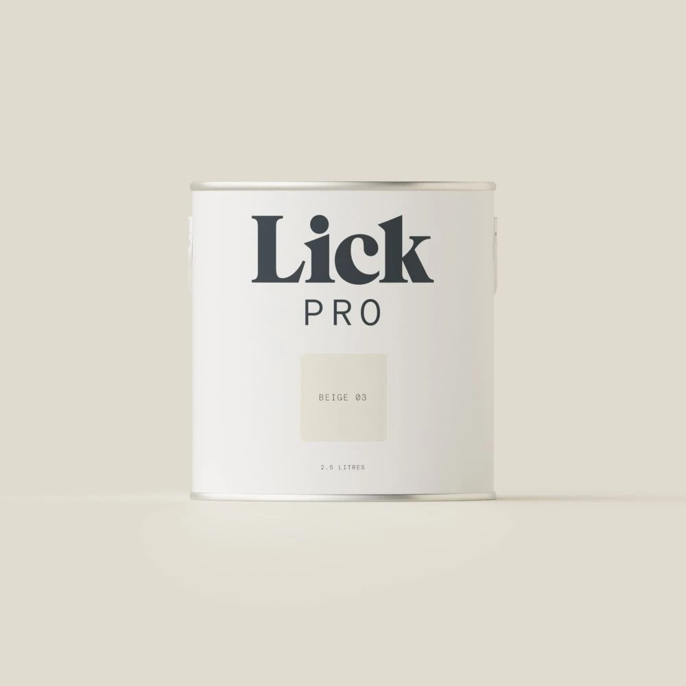 LickPro Eggshell Beige 03 Emulsion Paint 2.5Ltr 3 LickPro Eggshell Beige 03 Emulsion Paint 2.5Ltr