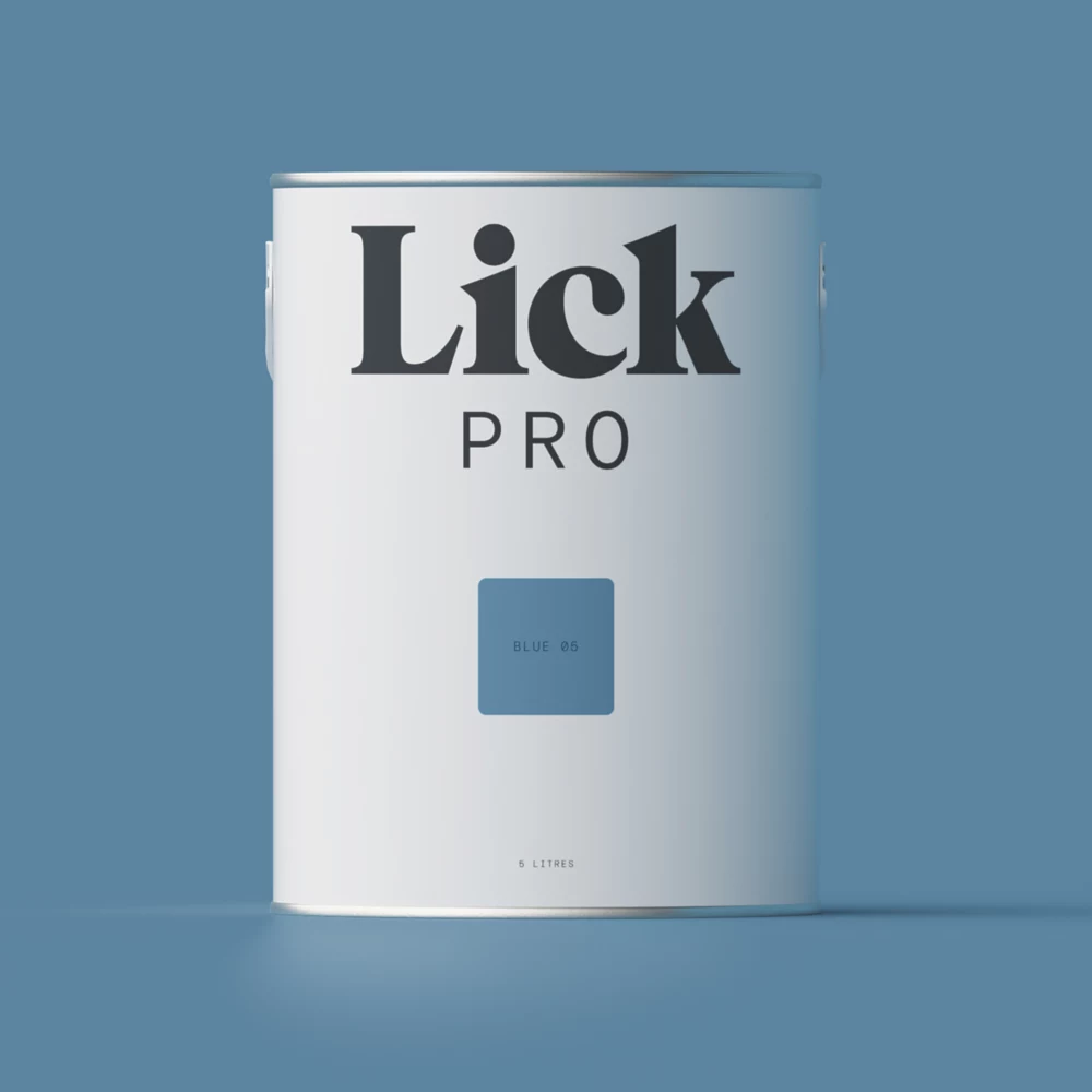 LickPro Eggshell Blue 05 Emulsion Paint 5Ltr