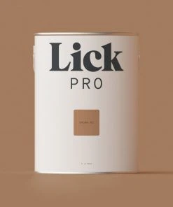 LickPro Matt Brown 02 Emulsion Paint 5Ltr