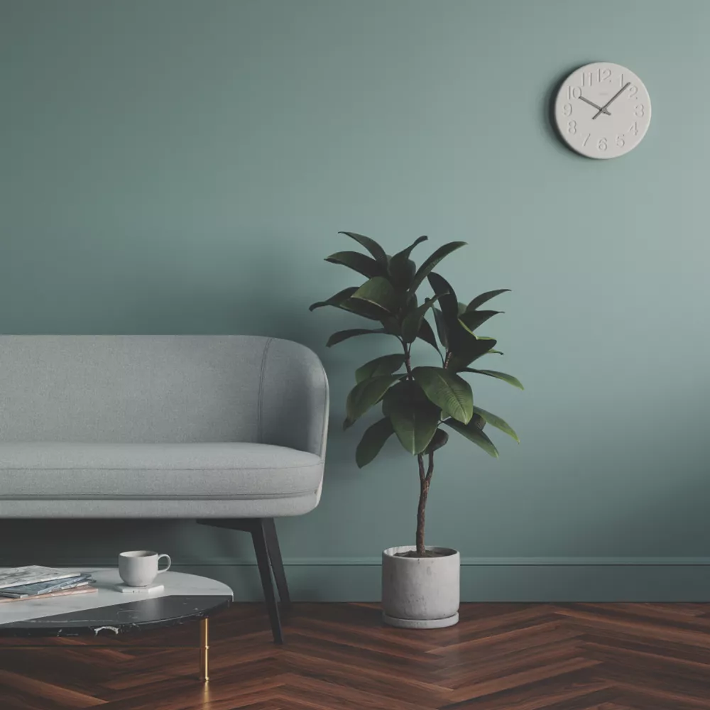 LickPro Eggshell Teal 01 Emulsion Paint 2.5Ltr - Image 6