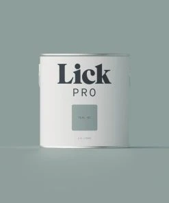LickPro Eggshell Teal 01 Emulsion Paint 2.5Ltr