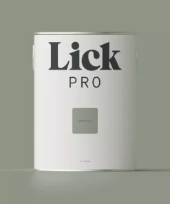 LickPro Matt Green 02 Emulsion Paint 5Ltr