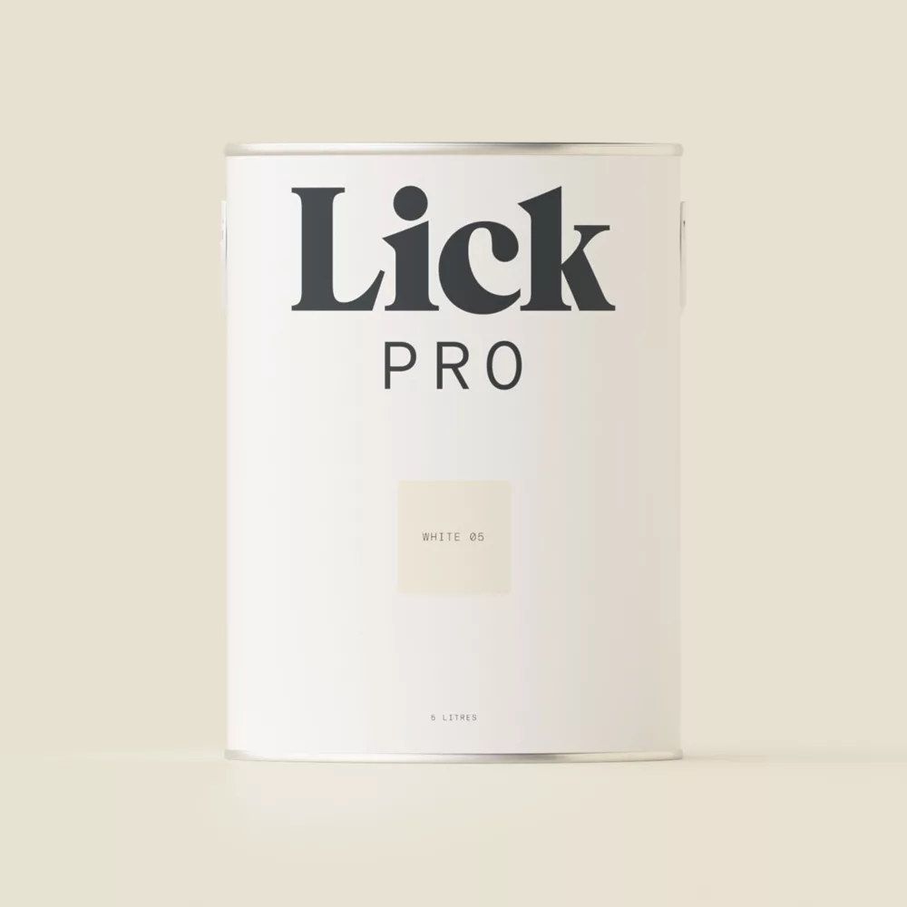 LickPro Eggshell White 05 Emulsion Paint 5Ltr