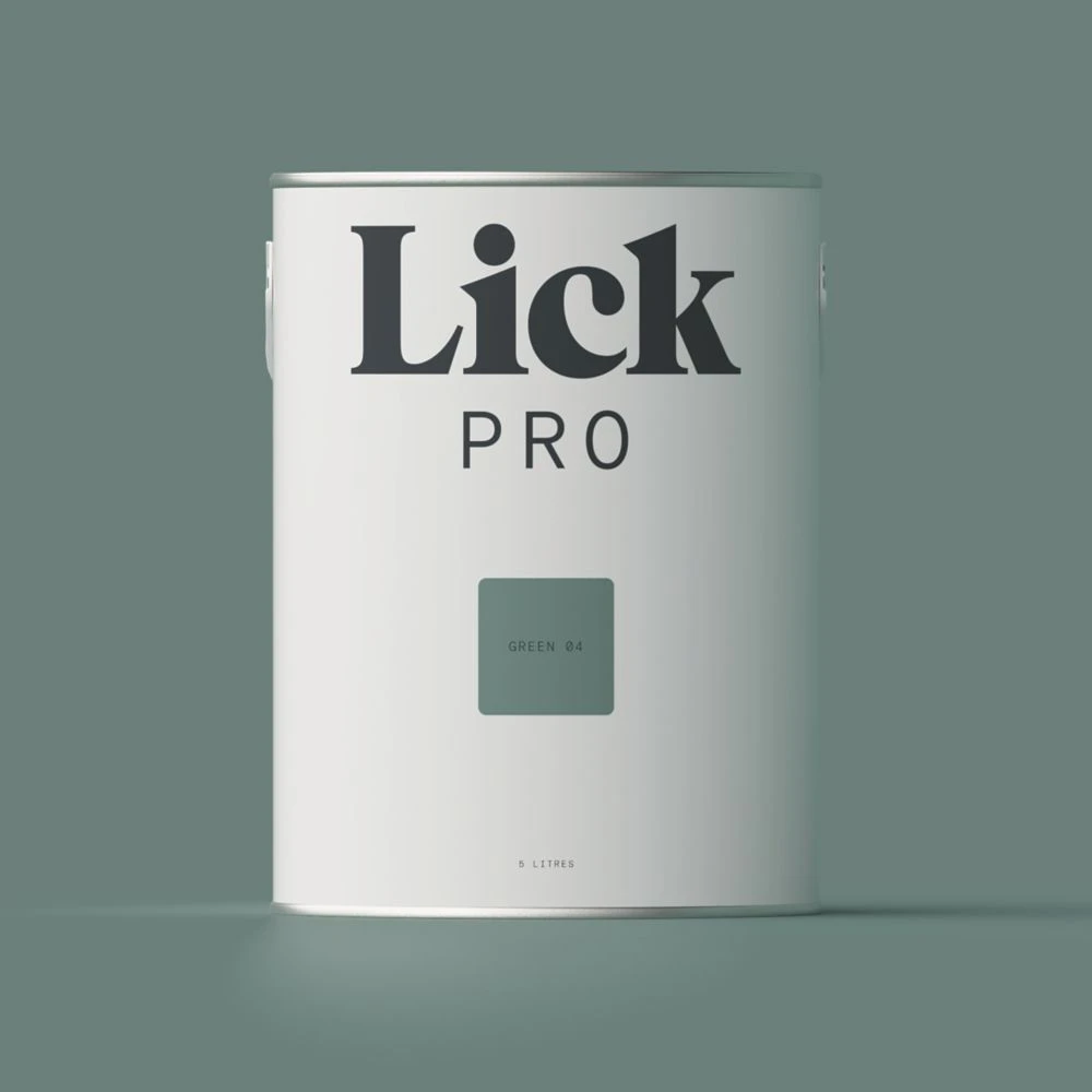 LickPro Eggshell Green 04 Emulsion Paint 5Ltr