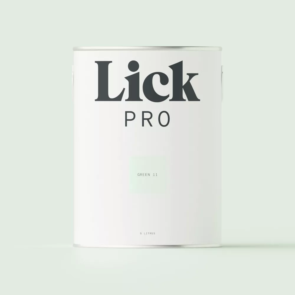 LickPro Eggshell Green 11 Emulsion Paint 5Ltr