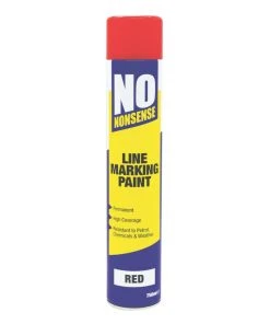 No Nonsense Line Marking Paint Red 750ml