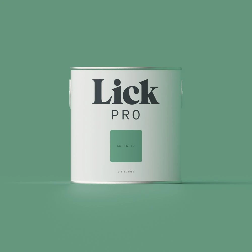 LickPro Eggshell Green 17 Emulsion Paint 2.5Ltr