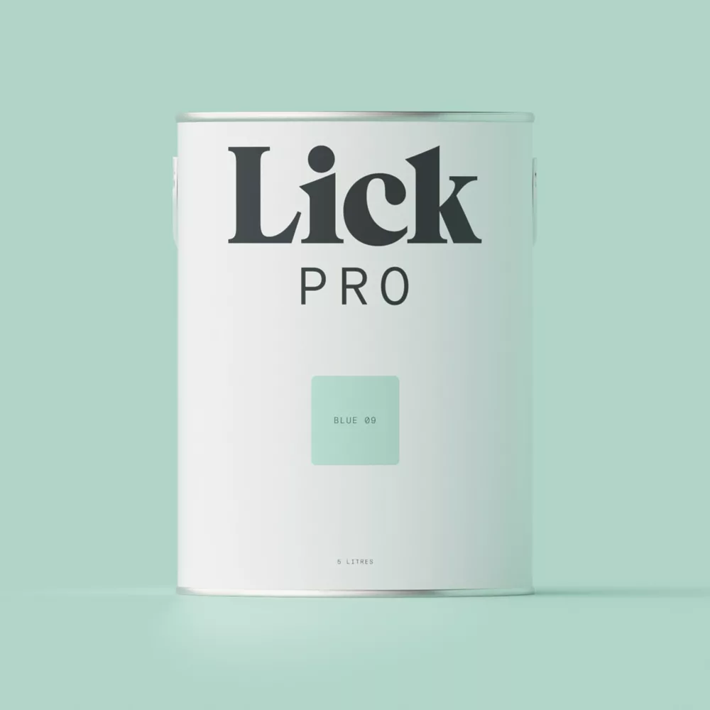 LickPro Eggshell Blue 09 Emulsion Paint 5Ltr 3 LickPro Eggshell Blue 09 Emulsion Paint 5Ltr