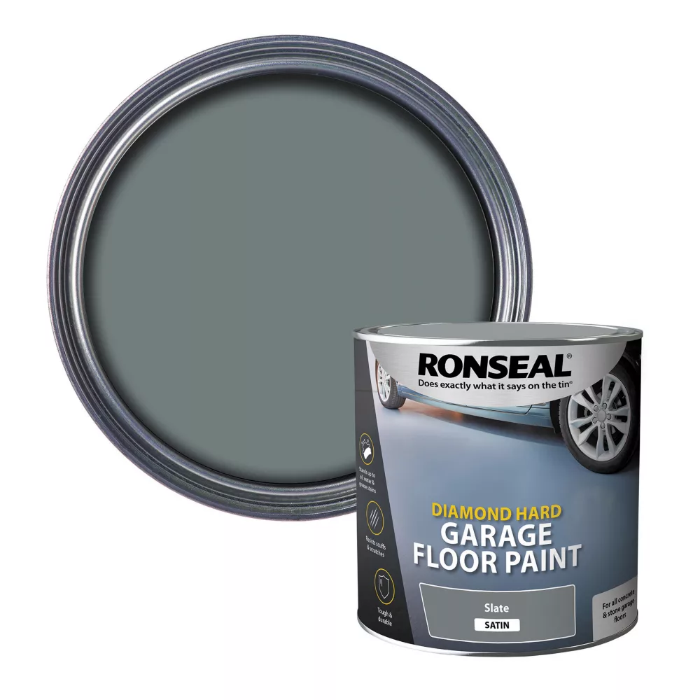 Ronseal Diamond Hard Garage Floor Paint Slate 2.5Ltr - Image 3