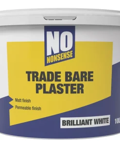 No Nonsense Bare Plaster Paint White 10Ltr