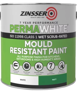 Zinsser Self-Priming Paint Matt White 2.5Ltr