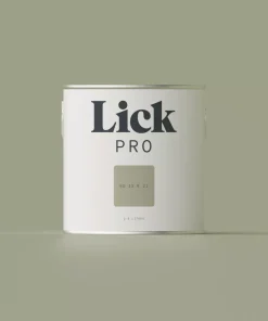 LickPro Eggshell Green BS 12 B 21 Emulsion Paint 2.5Ltr