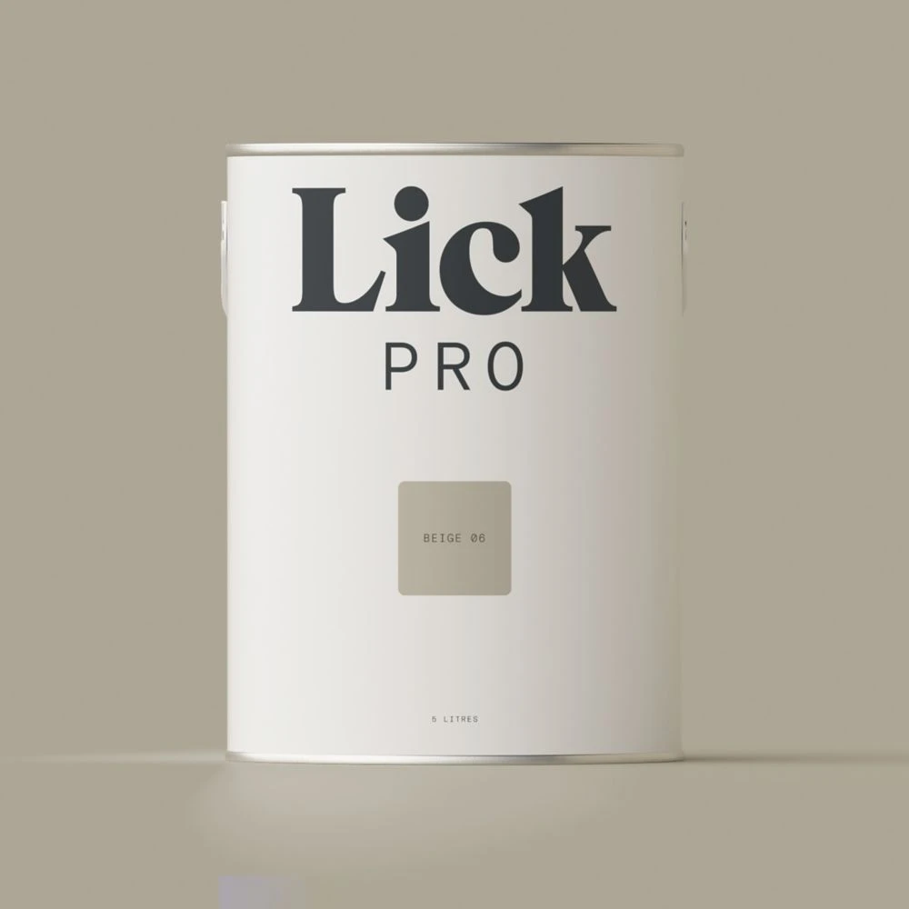 LickPro Eggshell Beige 06 Emulsion Paint 5Ltr 3 LickPro Eggshell Beige 06 Emulsion Paint 5Ltr