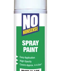 No Nonsense Anti-Corrosive Spray Paint Matt Black 400ml