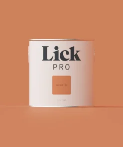 LickPro Matt Orange 04 Emulsion Paint 2.5Ltr