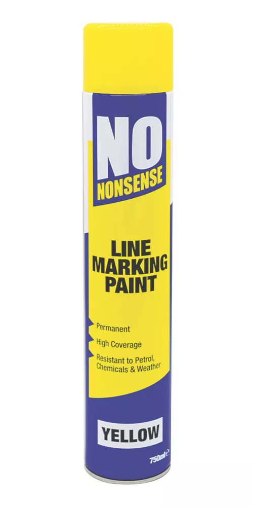 No Nonsense Line Marking Paint Yellow 750ml