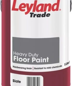 Leyland Trade Heavy Duty Floor Paint Slate 5Ltr