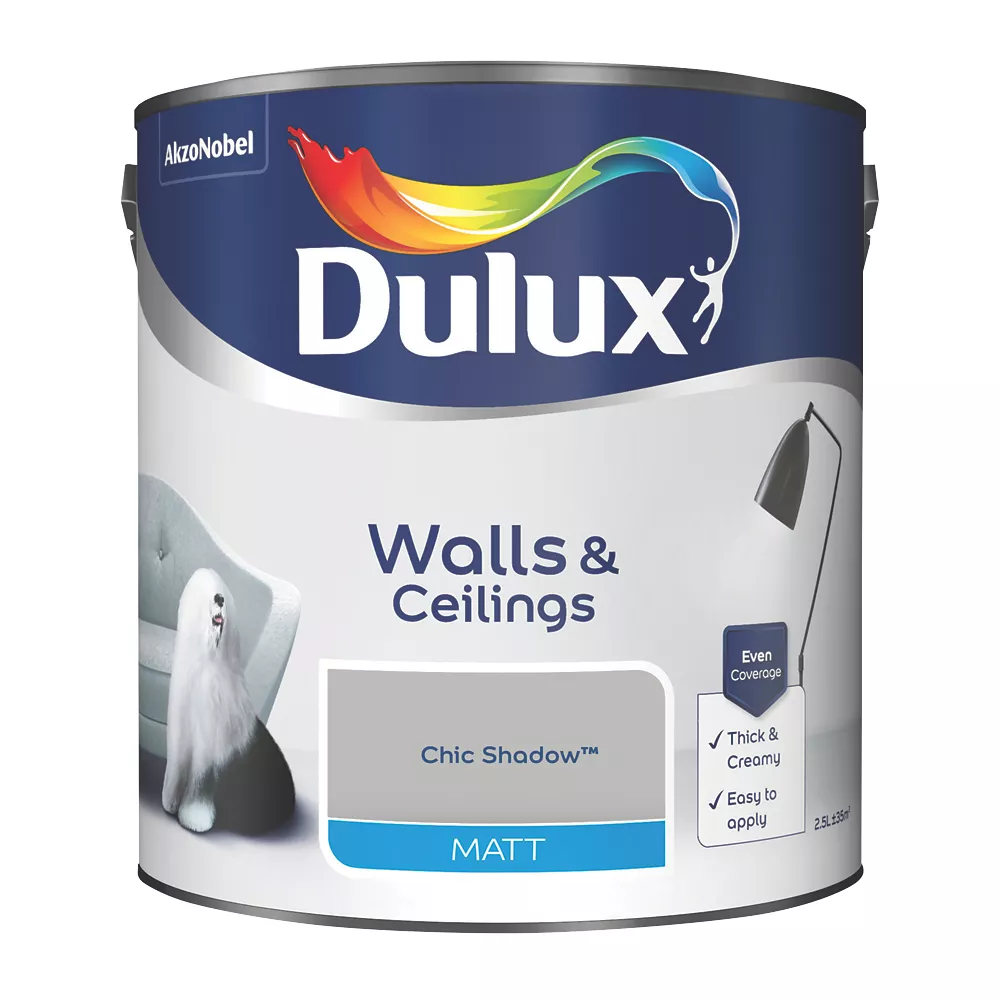 Dulux Matt Chic Shadow Emulsion Paint 2.5Ltr