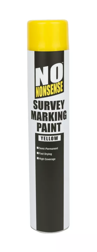 No Nonsense Survey Marking Paint Yellow 750ml