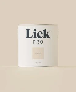 LickPro Eggshell Beige 01 Emulsion Paint 2.5Ltr