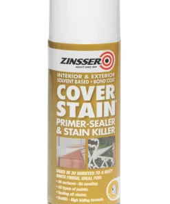 Zinsser Matt Cover Stain Spray White 400ml