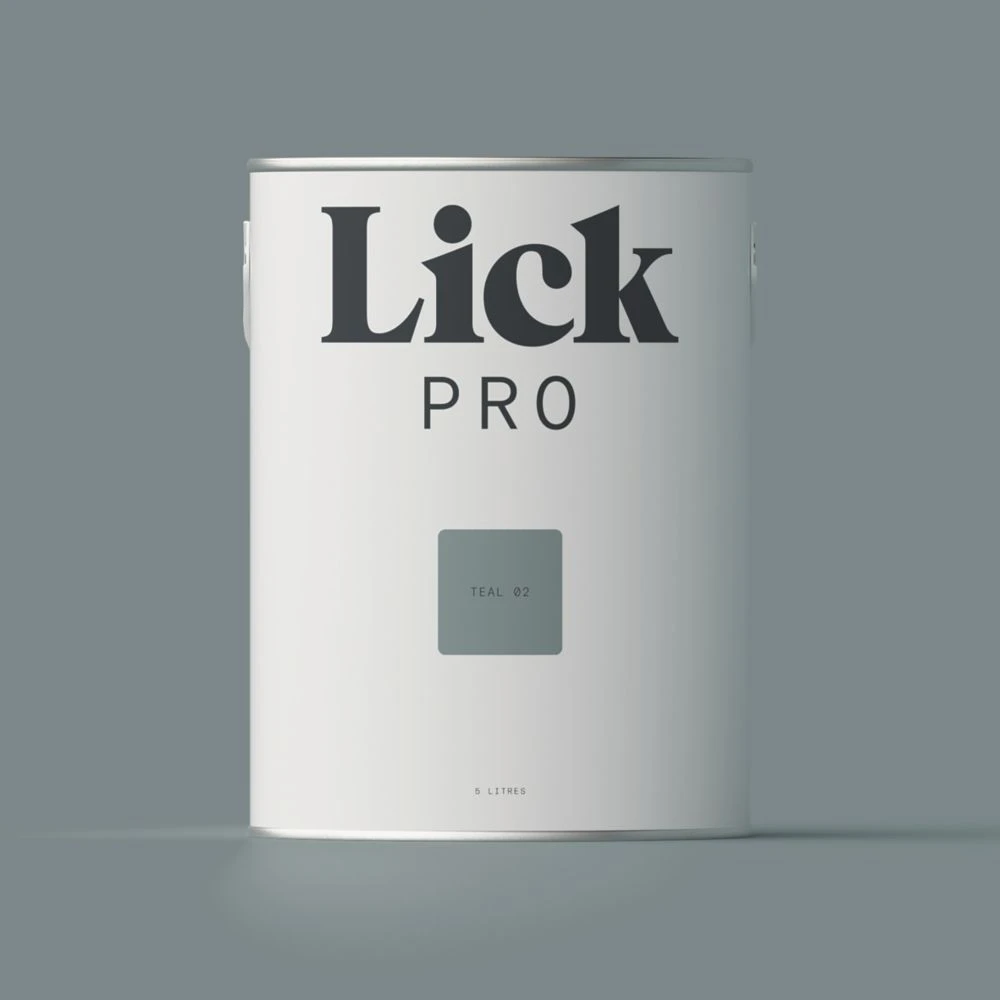 LickPro Eggshell Teal 02 Emulsion Paint 5Ltr