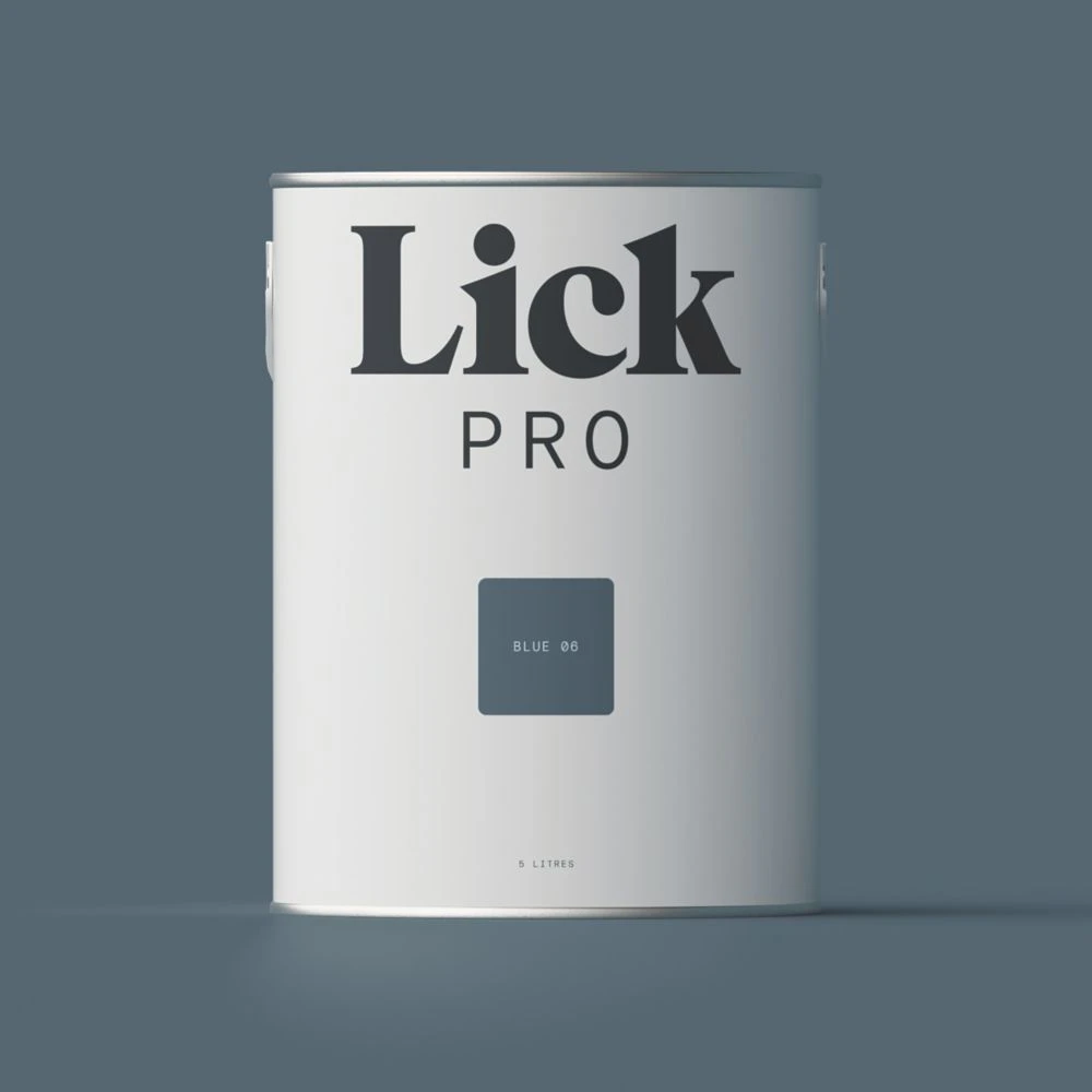 LickPro Eggshell Blue 06 Emulsion Paint 5Ltr 3 LickPro Eggshell Blue 06 Emulsion Paint 5Ltr