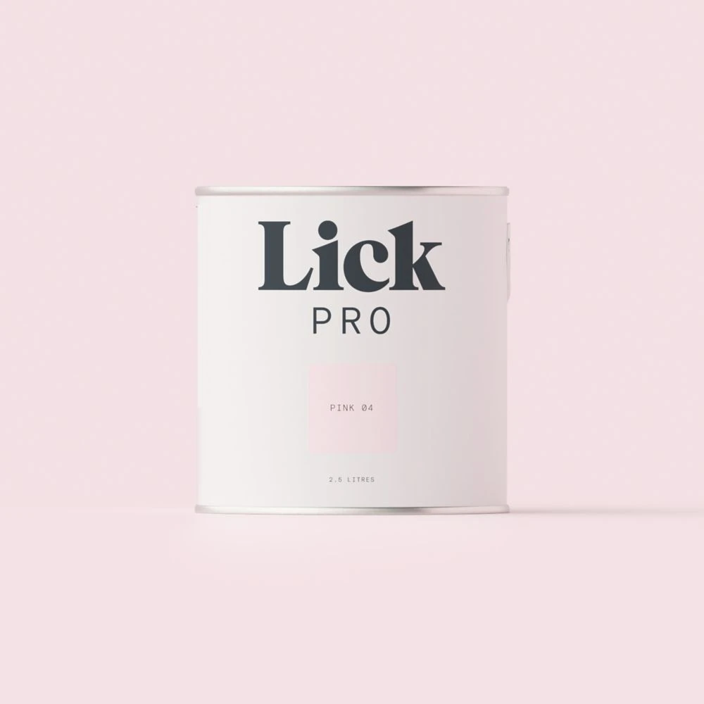 LickPro Matt Pink 04 Emulsion Paint 2.5Ltr