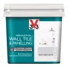 V33 Satin Soft Grey Acrylic Wall Tile & Panelling Paint 750ml
