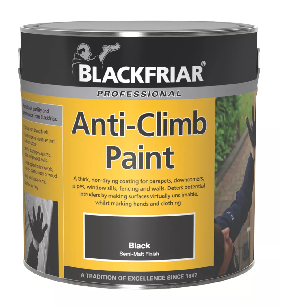 Blackfriar Anti-Climb Paint Black 1Ltr