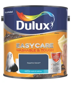 Dulux EasyCare Matt Sapphire Salute Emulsion Paint 2.5Ltr