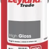 Leyland Trade High Gloss Brilliant White Trim Paint 5Ltr