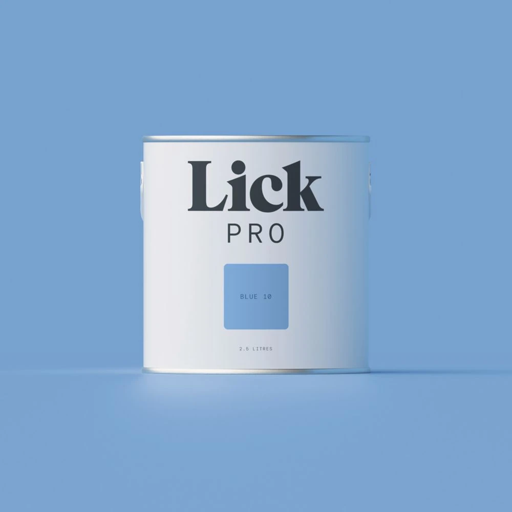 LickPro Matt Blue 10 Emulsion Paint 2.5Ltr