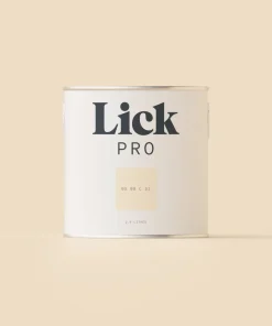 LickPro Eggshell White BS 08 C 31 Emulsion Paint 2.5Ltr
