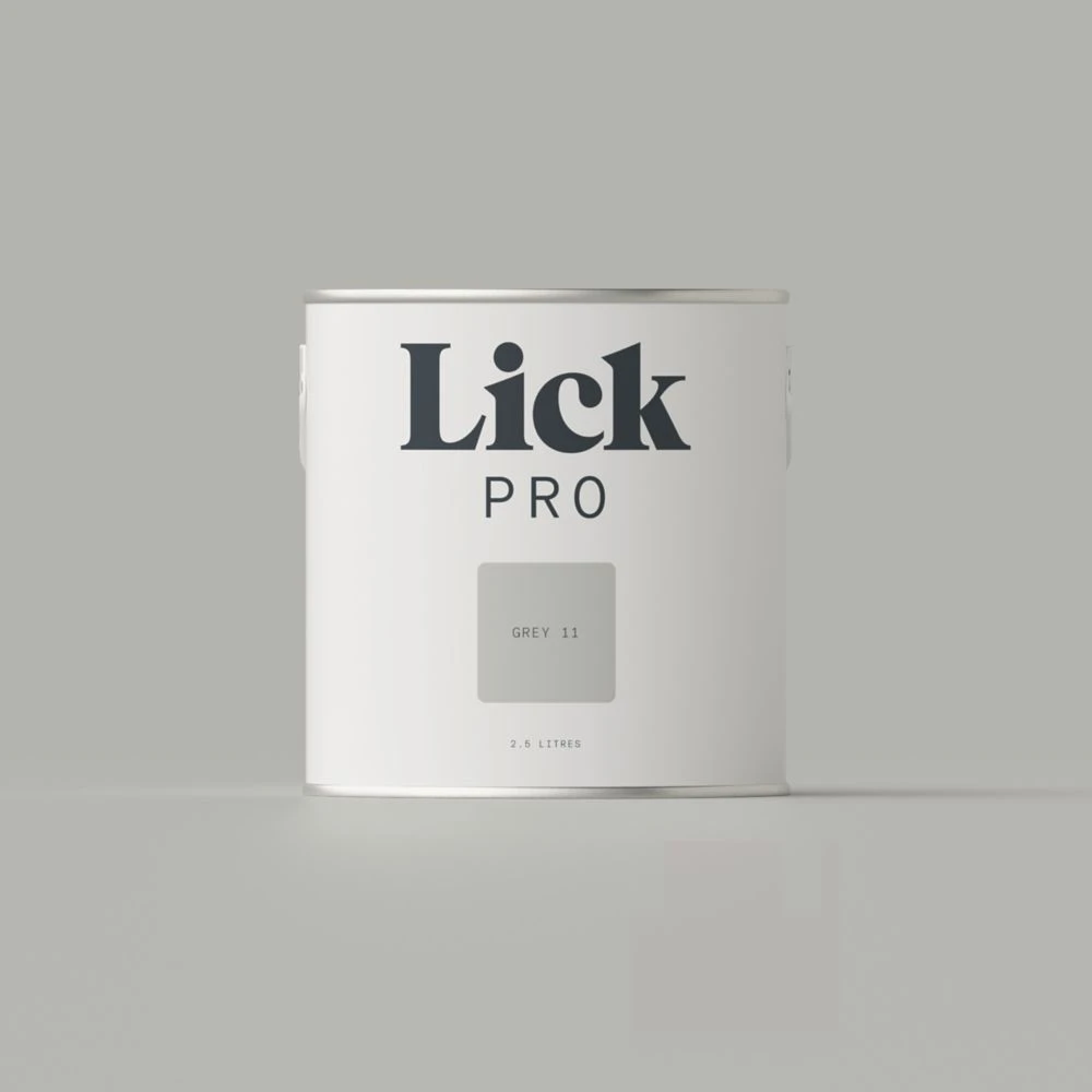 LickPro Eggshell Grey 11 Emulsion Paint 2.5Ltr