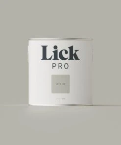 LickPro Eggshell Grey 04 Emulsion Paint 2.5Ltr