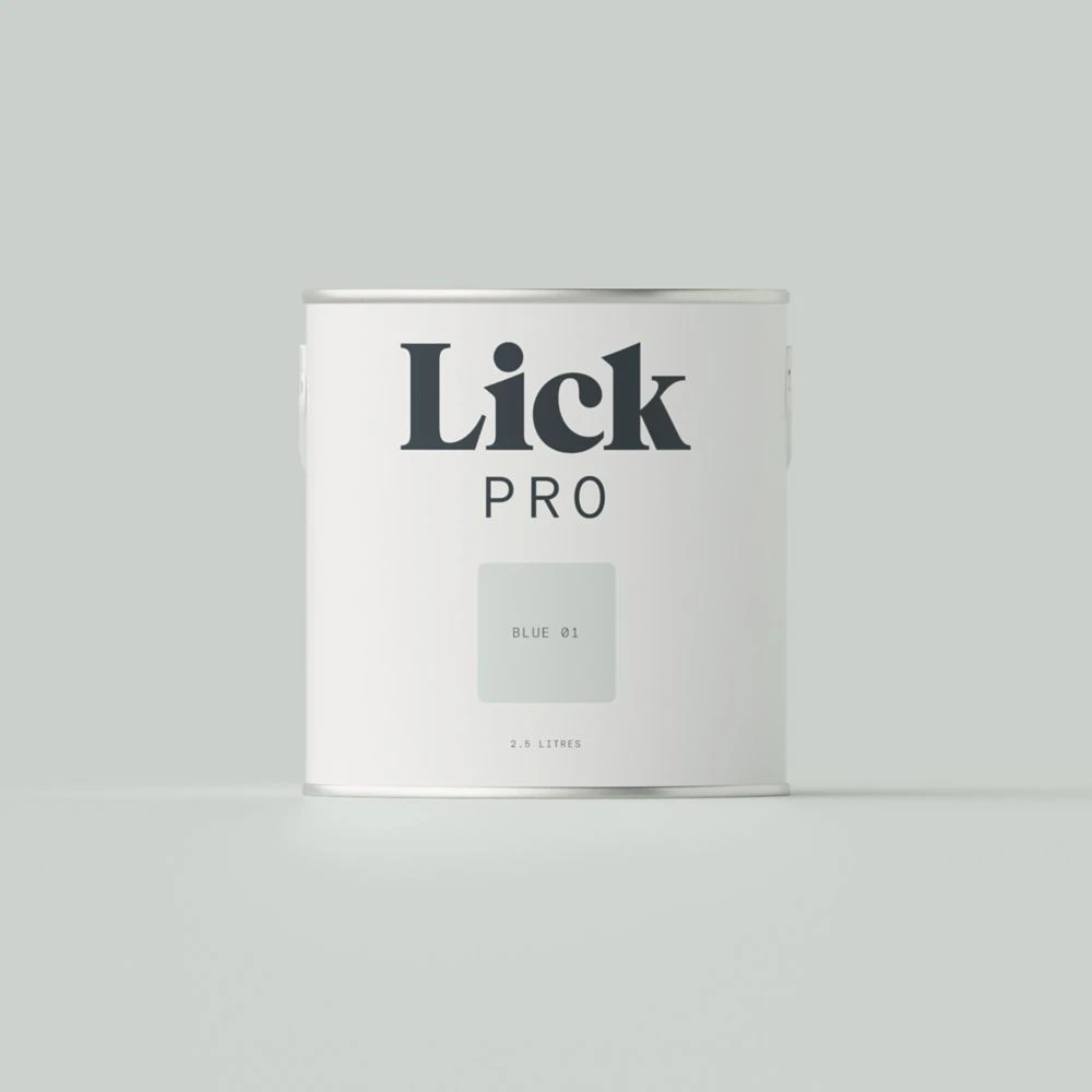 LickPro Eggshell Blue 01 Emulsion Paint 2.5Ltr