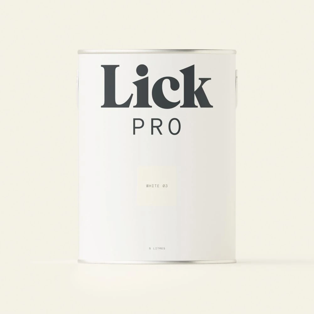 LickPro Matt White 03 Emulsion Paint 5Ltr 3 LickPro Matt White 03 Emulsion Paint 5Ltr