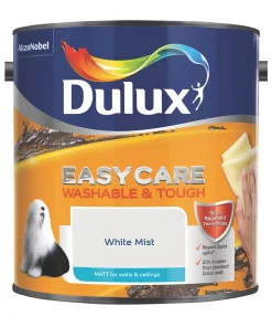 Dulux EasyCare Matt White Mist Emulsion Paint 2.5Ltr