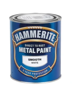 Hammerite Smooth Smooth Metal Paint White 750ml