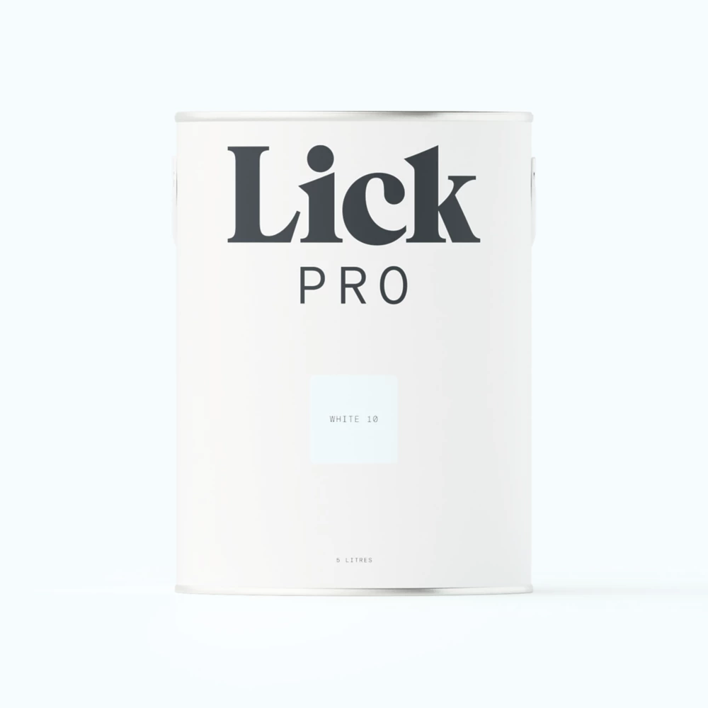 LickPro Matt White 10 Emulsion Paint 5Ltr 3 LickPro Matt White 10 Emulsion Paint 5Ltr
