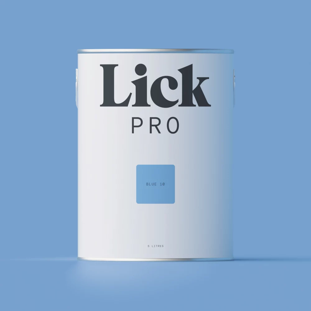 LickPro Matt Blue 10 Emulsion Paint 5Ltr