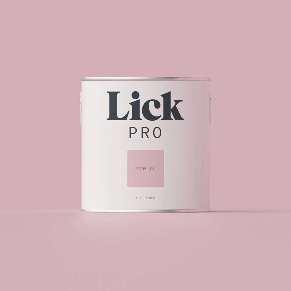 LickPro Eggshell Pink 11 Emulsion Paint 2.5Ltr 3 LickPro Eggshell Pink 11 Emulsion Paint 2.5Ltr